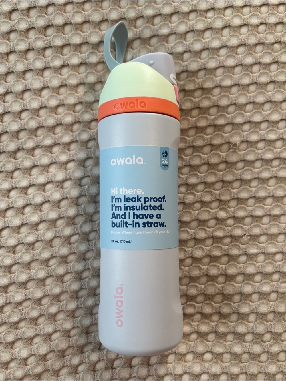 Owala Insulated Straw Water Bottle - Beach House (24 oz)